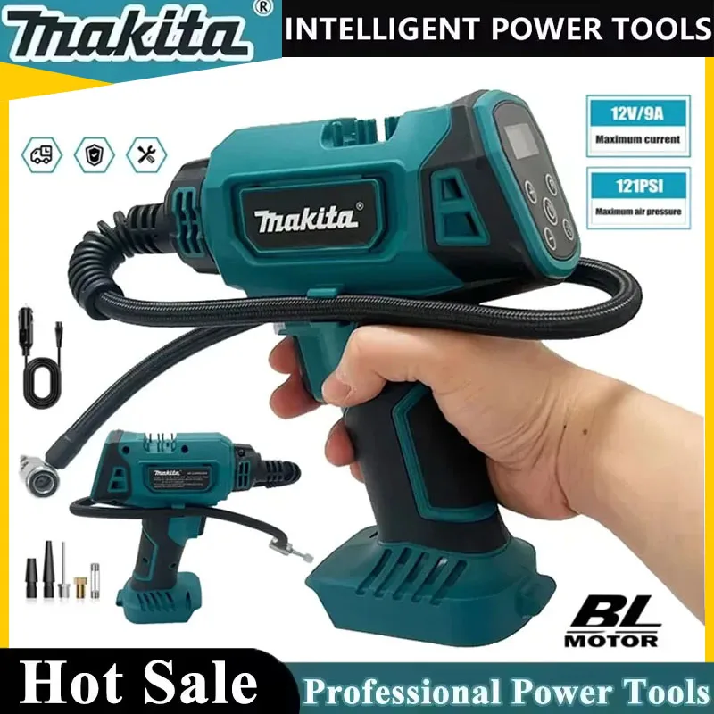 Car Portable Tire Inflator - Makita Cordless Electric Air Pump Rechargeable