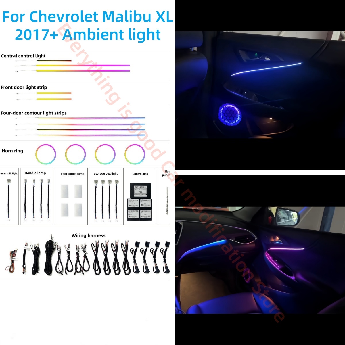 Car Accessories Xl - For Chevrolet Malibu XL 2017+ LED