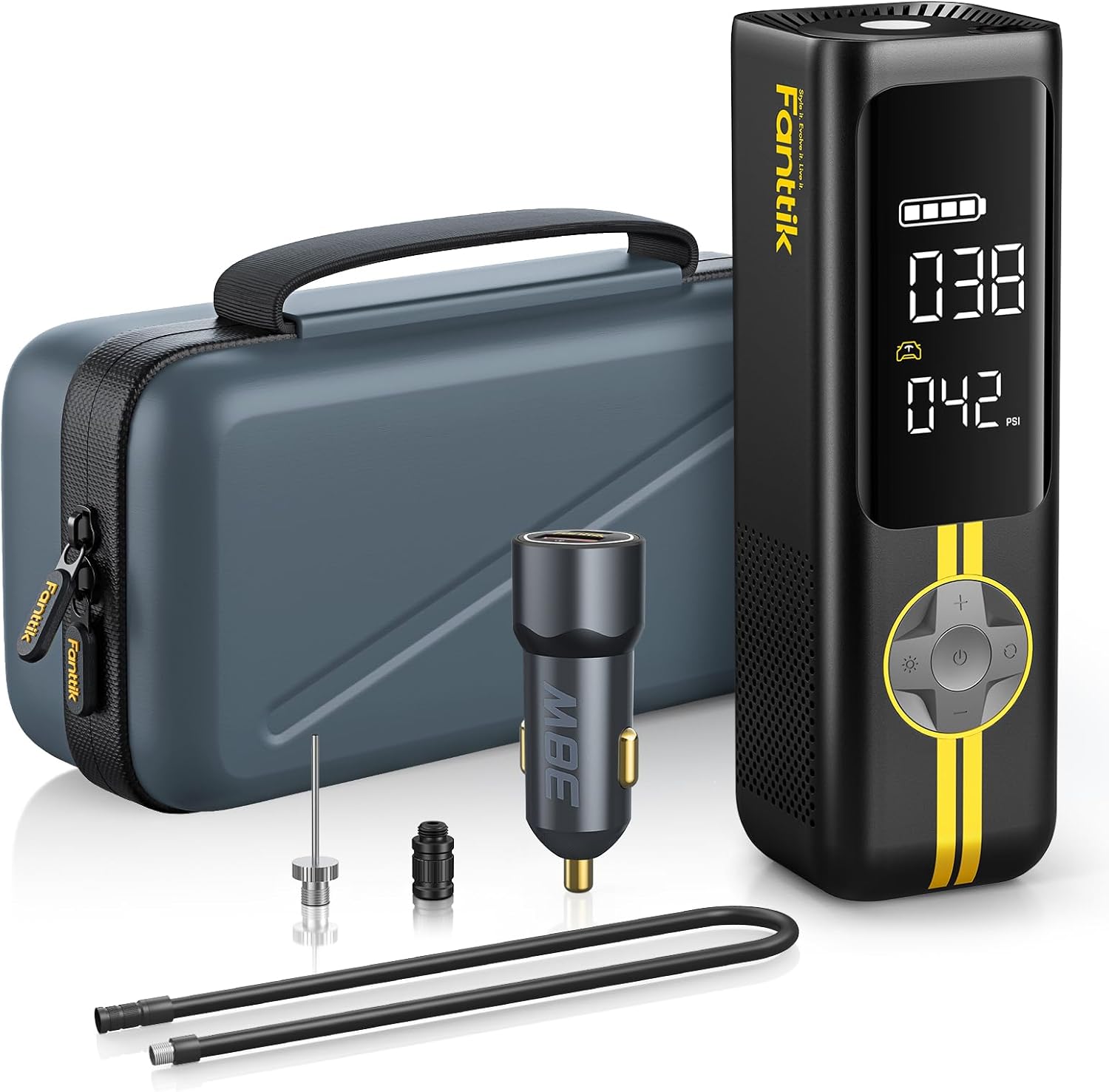 Car Portable Tire Inflator - X8 APEX EV Tire Inflator Portable