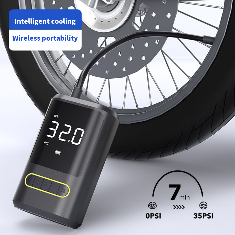 Car Portable Tire Inflator - Electric Tire Inflator Inflation Pump Car