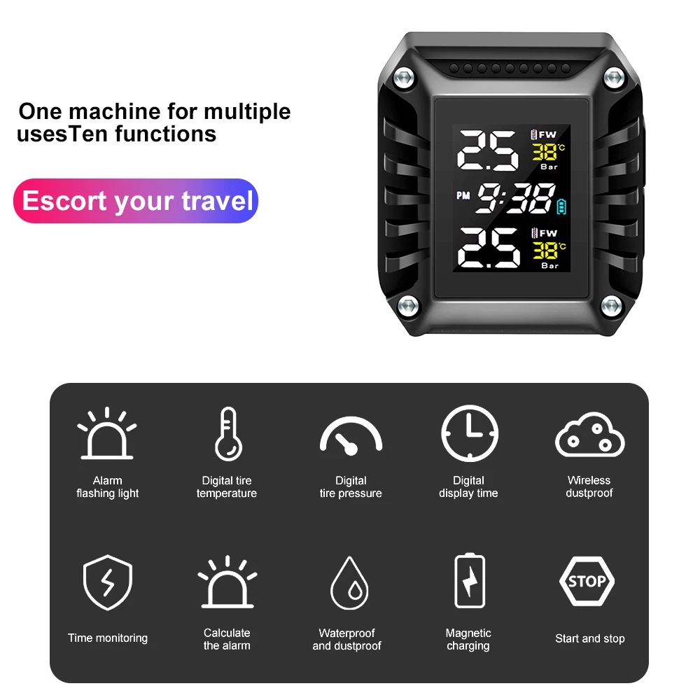 Motorcycle Tire Pressure Monit - Tire Pressure Monitor recensie en prijs