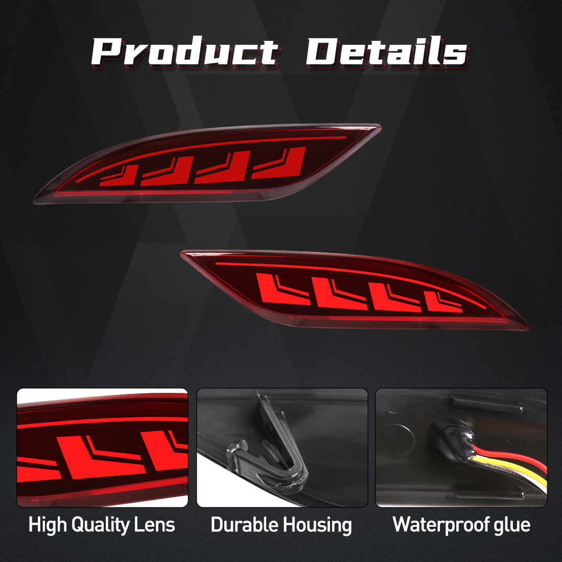LED Rear Bumper Lights For Che - Car Accessories Xl recensie en prijs