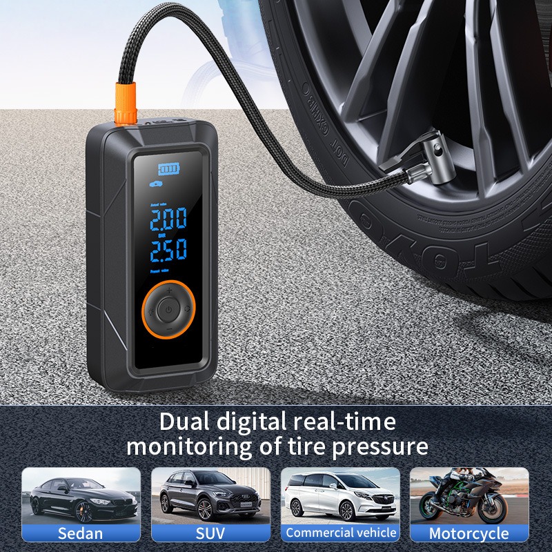 Wireless Car Tire Inflator Car - Car Portable Tire Inflator recensie en prijs