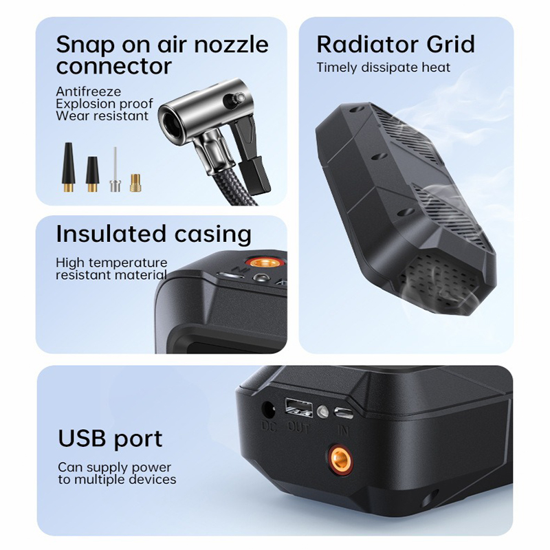 Wireless Car Tire Inflator Car - Car Portable Tire Inflator recensie en prijs