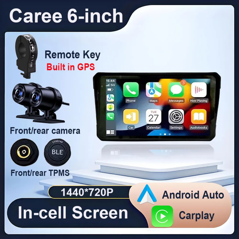 6 inch Screen 1440*720P Motorc - Tire Pressure Monitor recensie en prijs