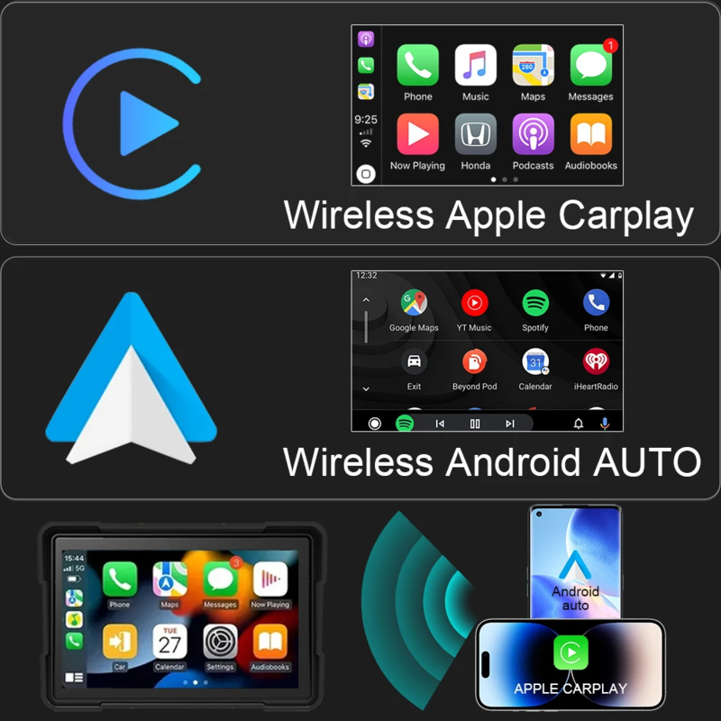 6 inch Screen 1440*720P Motorc - Tire Pressure Monitor recensie en prijs