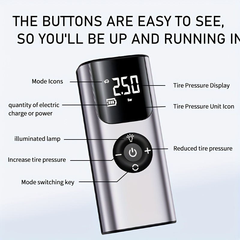 Car Wireless Air Pump Electric - Car Portable Tire Inflator recensie en prijs