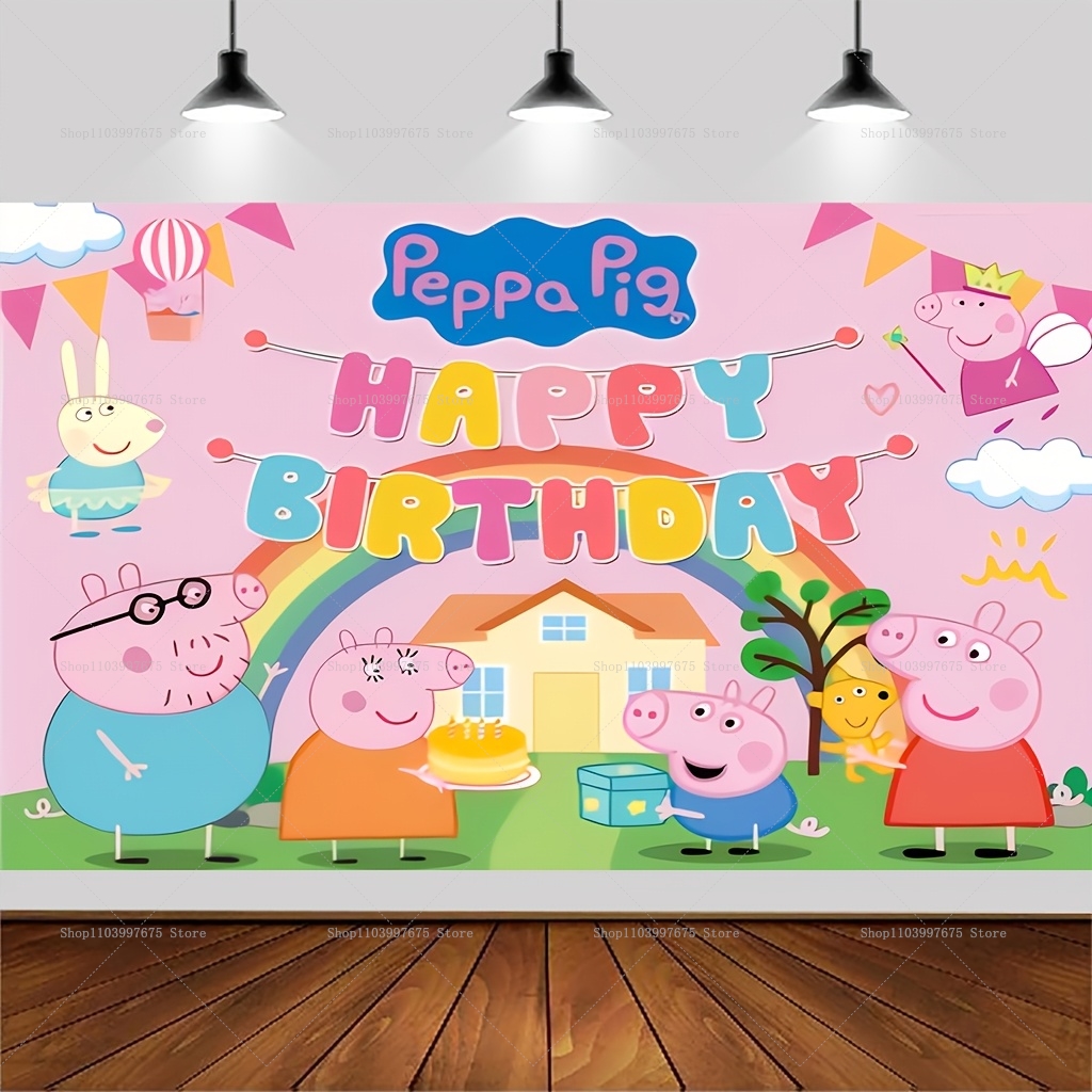 Custom Name Cartoon Peppa Pig  - Car Accessories Banner recensie en prijs