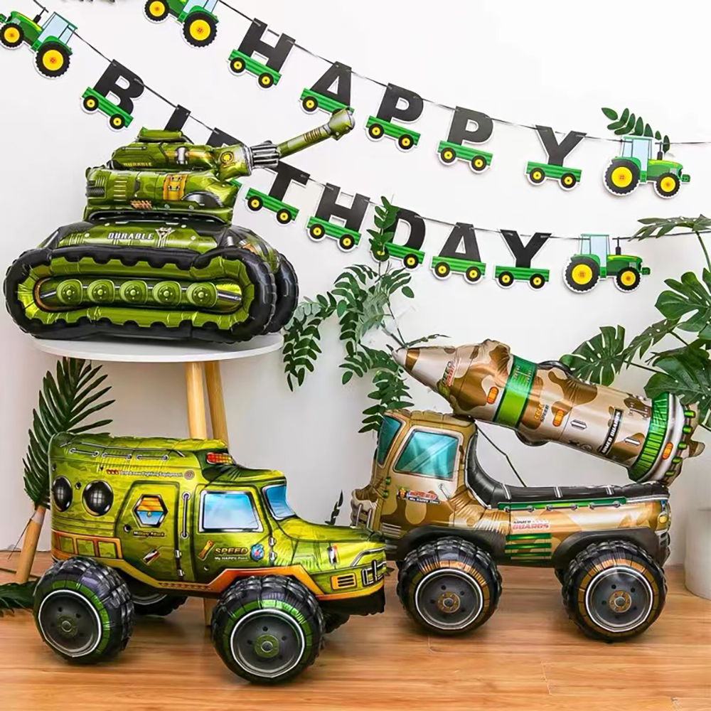 Army Camouflage Party Foil Tan - Car Accessories Banner recensie en prijs