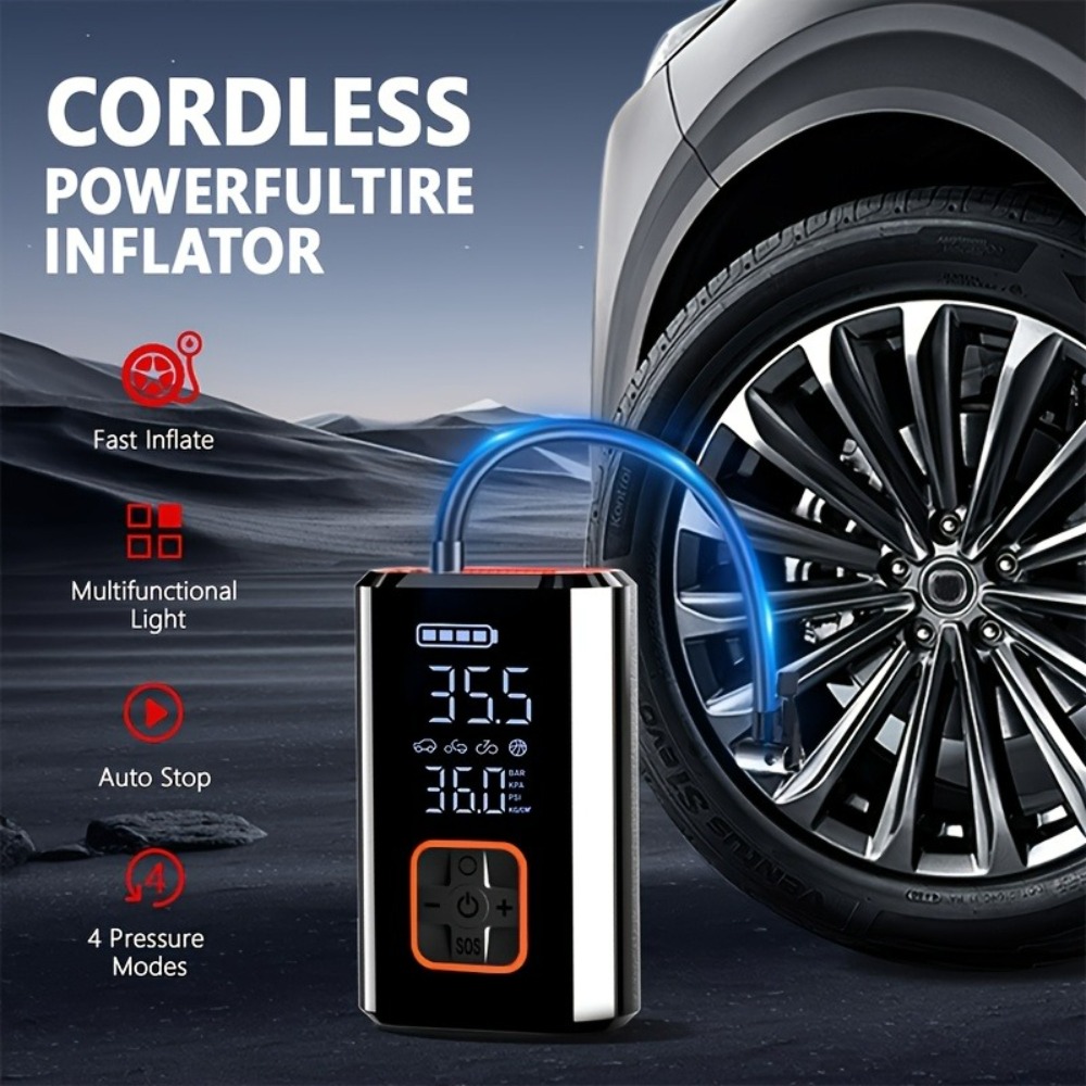 Electric Air Pump Portable Air - Car Portable Tire Inflator recensie en prijs