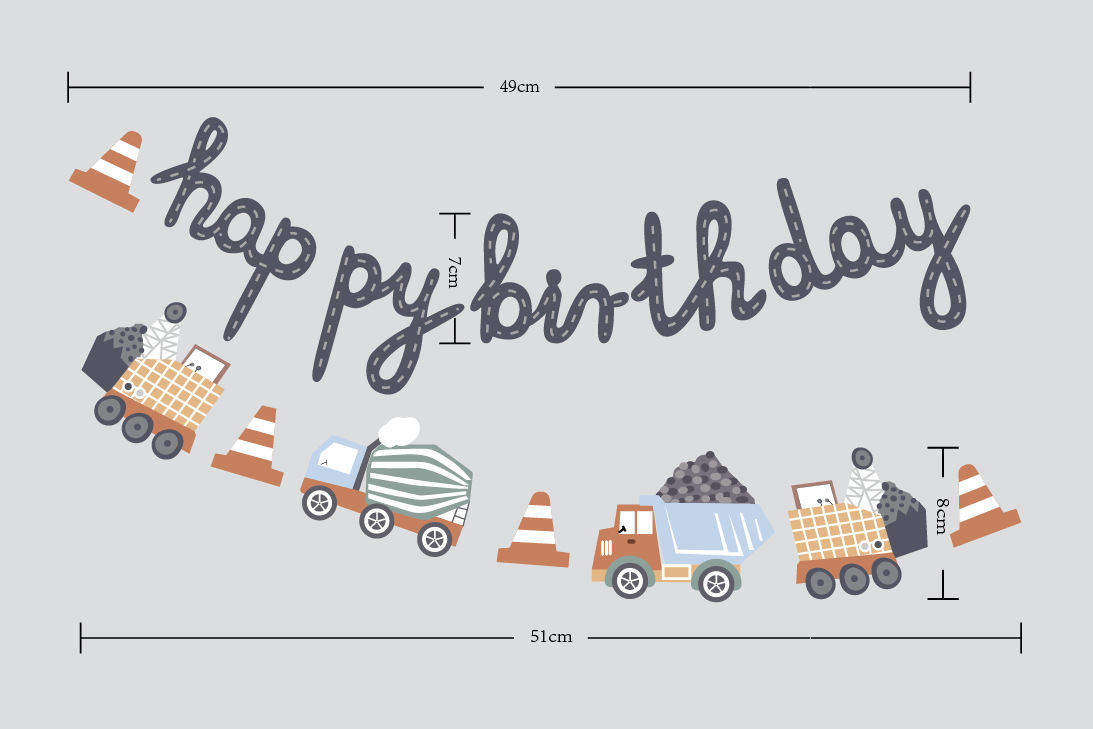 1set Happy Birthday Party Pape - Car Accessories Banner recensie en prijs