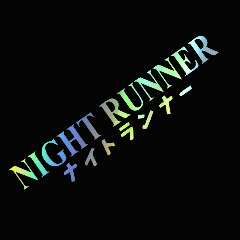 G004 20x4CM Car Sticker NIGHT  - Car Accessories Banner recensie en prijs