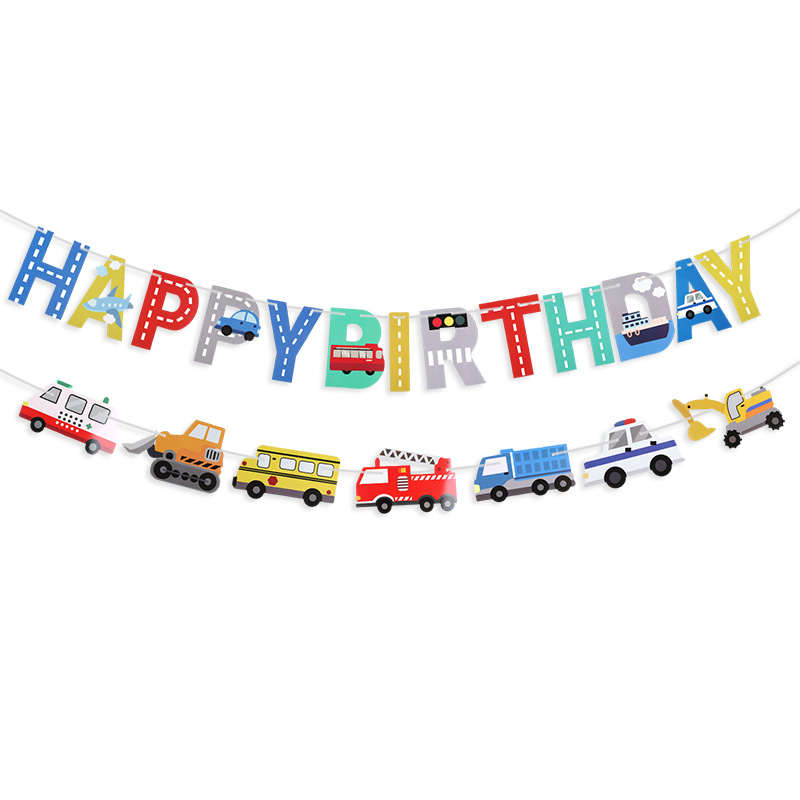 Cartoon Car Happy Birthday Ban - Car Accessories Banner recensie en prijs