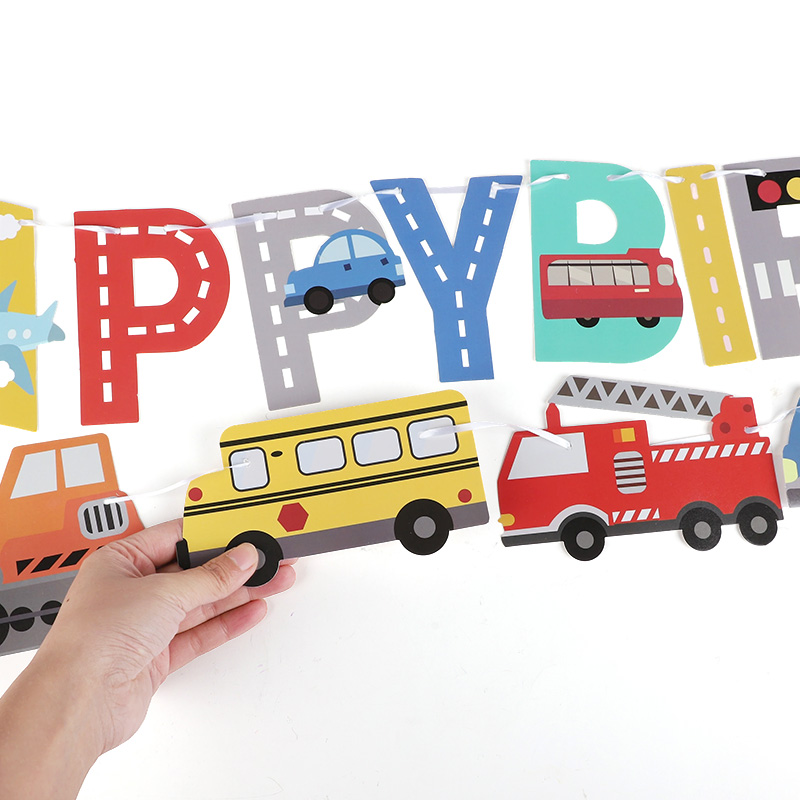 Cartoon Car Happy Birthday Ban - Car Accessories Banner recensie en prijs