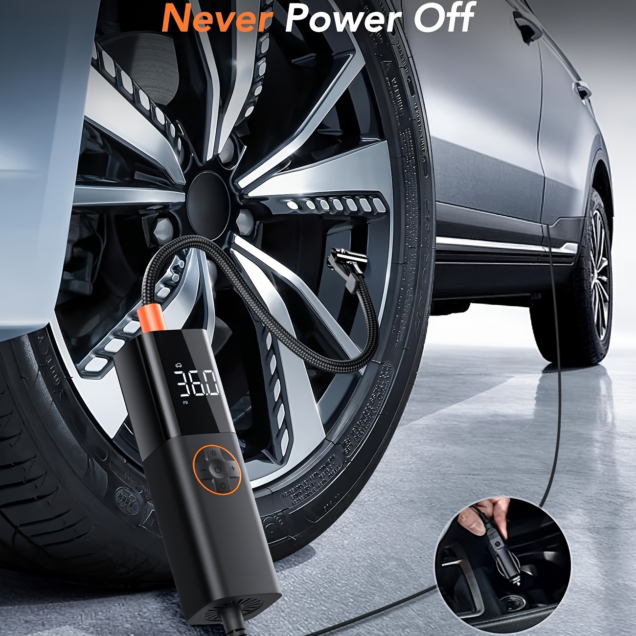 DC12V Corded Car Air Pump Car  - Car Portable Tire Inflator recensie en prijs