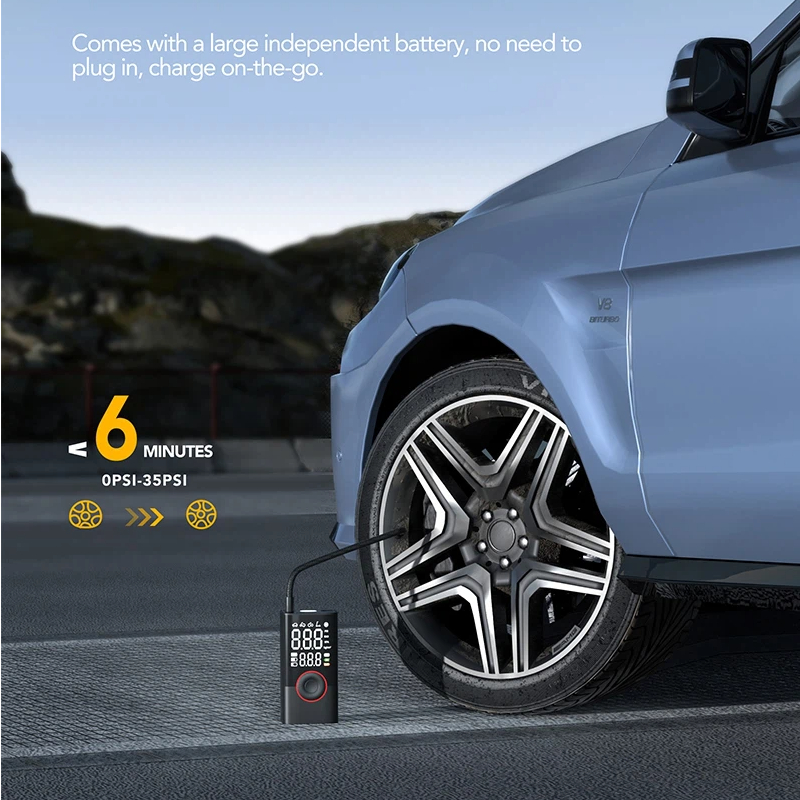 Rechargeable Air Pump Tire Inf - Car Portable Tire Inflator recensie en prijs