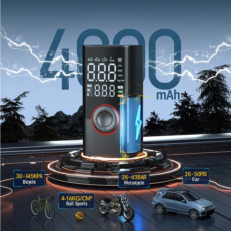 Rechargeable Air Pump Tire Inf - Car Portable Tire Inflator recensie en prijs