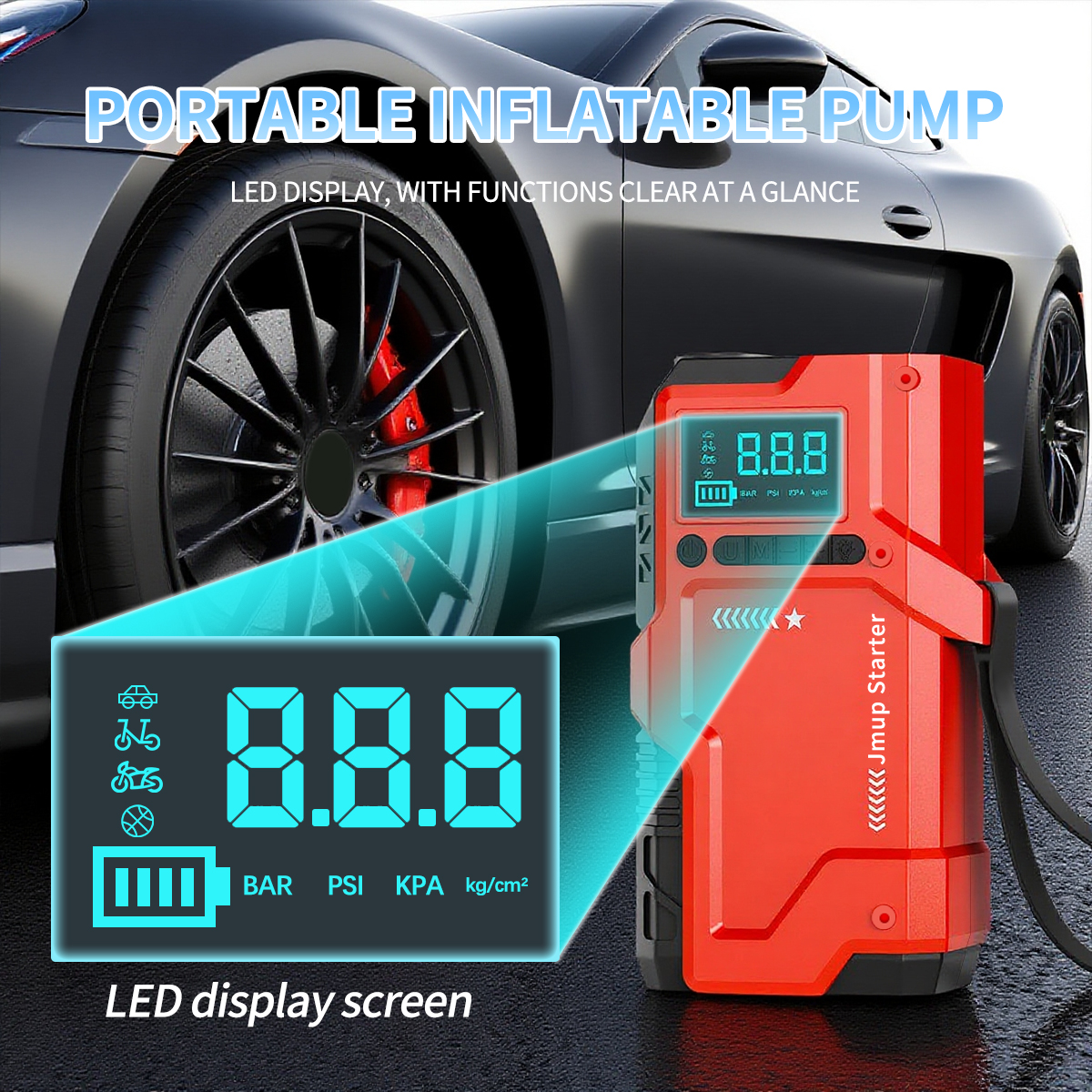 Multifunctional automatic tire - Tire Pressure Monitor recensie en prijs