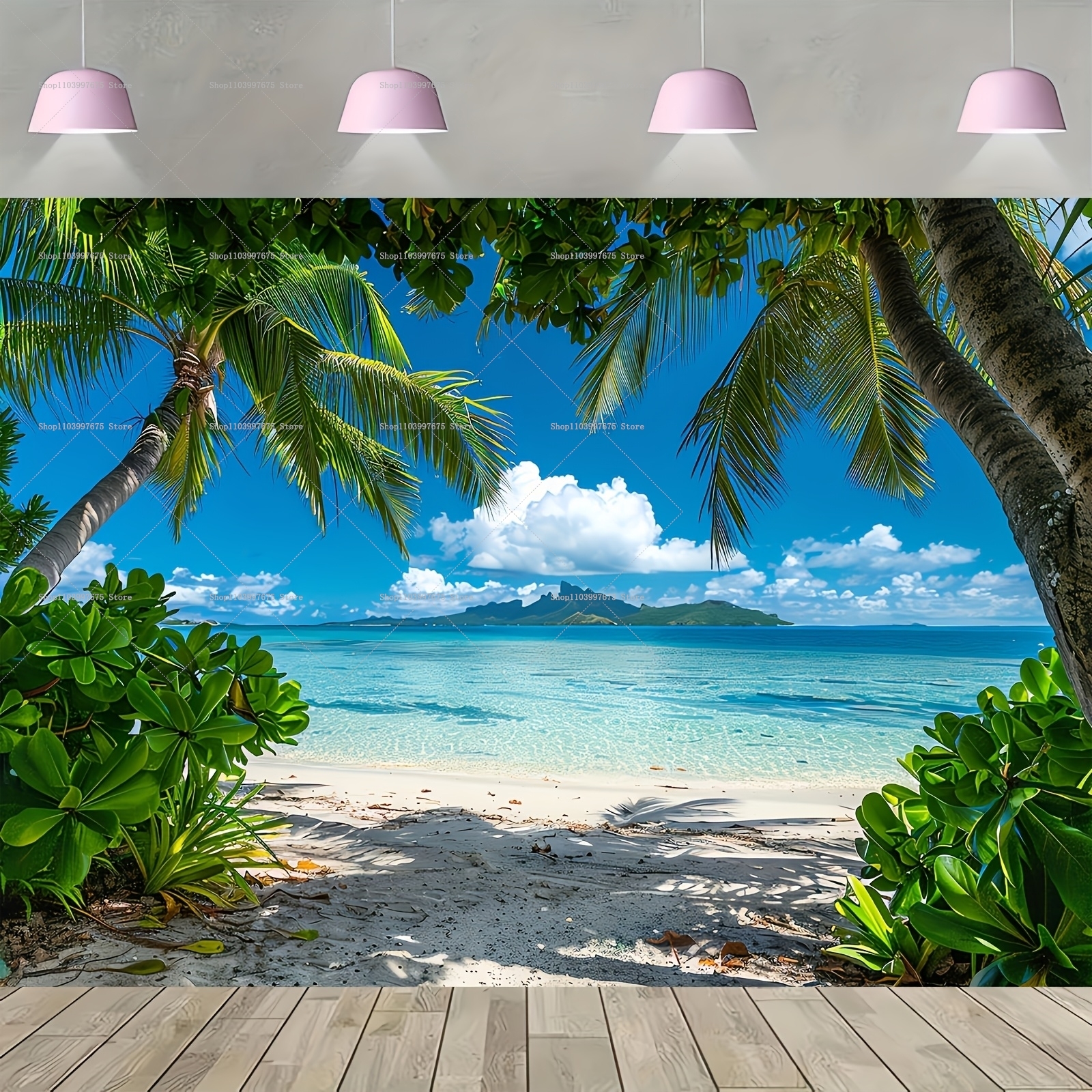 Spring&Summer Tropical Beach S - Car Accessories Banner recensie en prijs