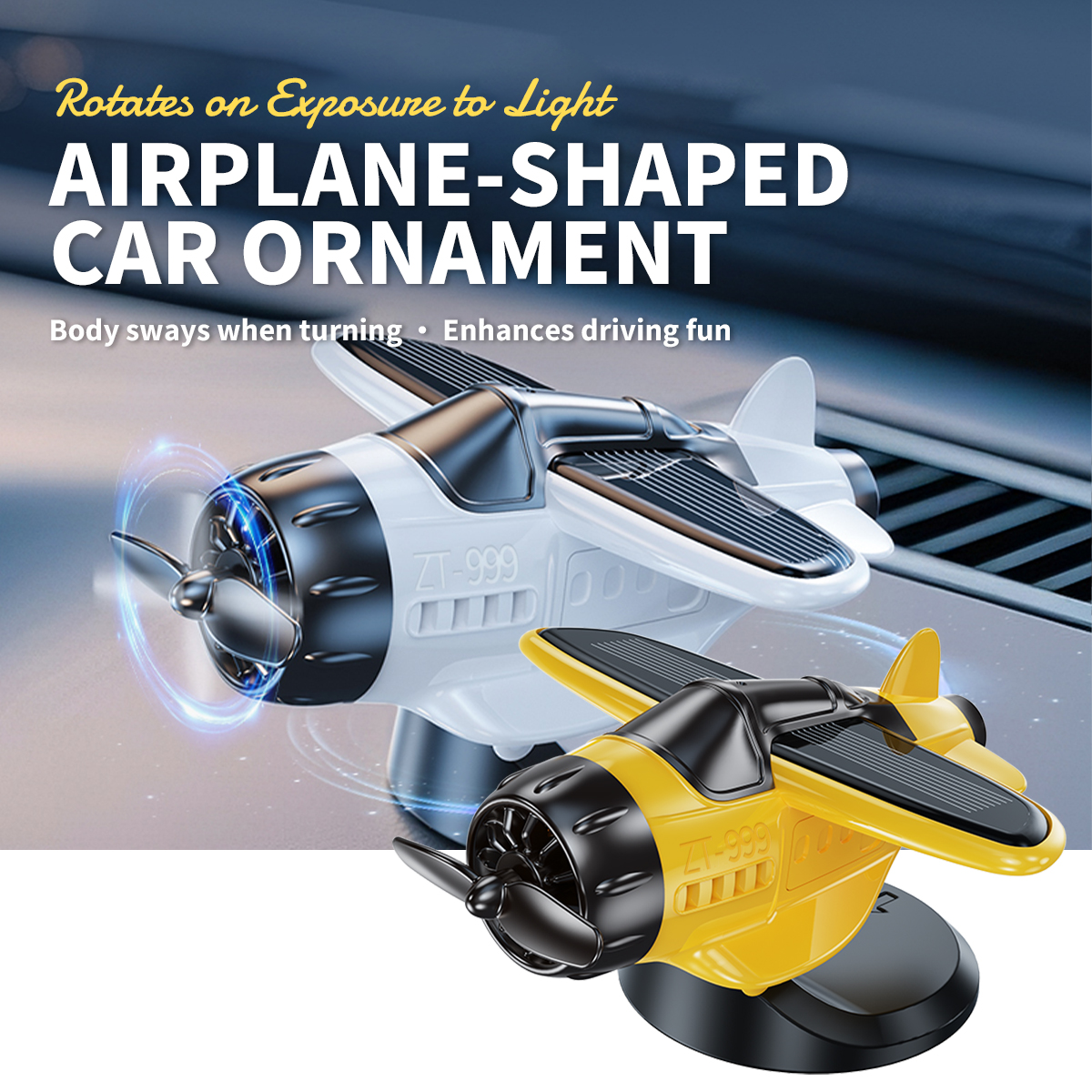 Motor Solar Airplane Ornaments - Car Accessories Inside recensie en prijs