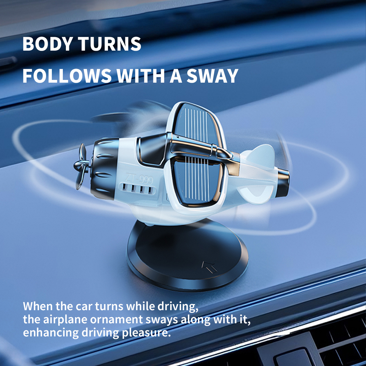 Motor Solar Airplane Ornaments - Car Accessories Inside recensie en prijs