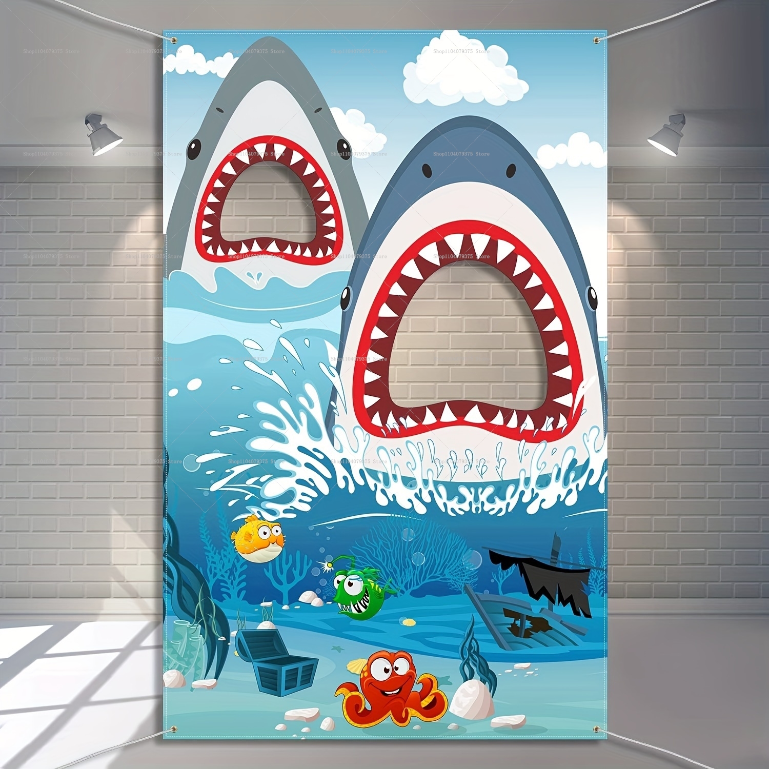 Shark Party Decorations Shark  - Car Accessories Banner recensie en prijs