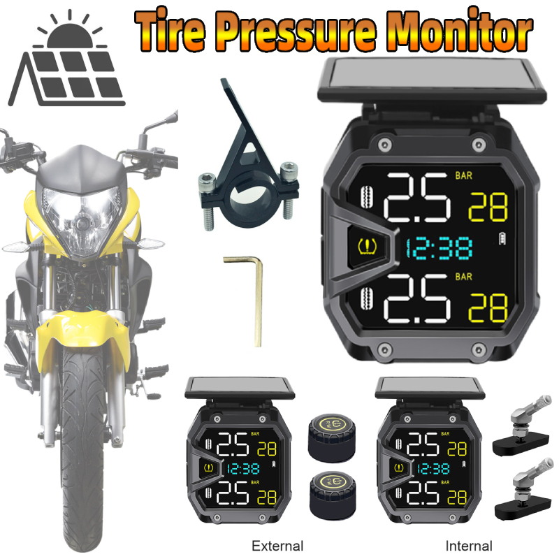 Motorcycle TPMS Solar Power Bi - Tire Pressure Monitor recensie en prijs