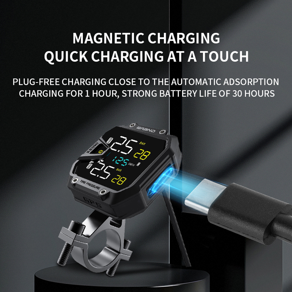 Motorcycle TPMS Solar Power Bi - Tire Pressure Monitor recensie en prijs