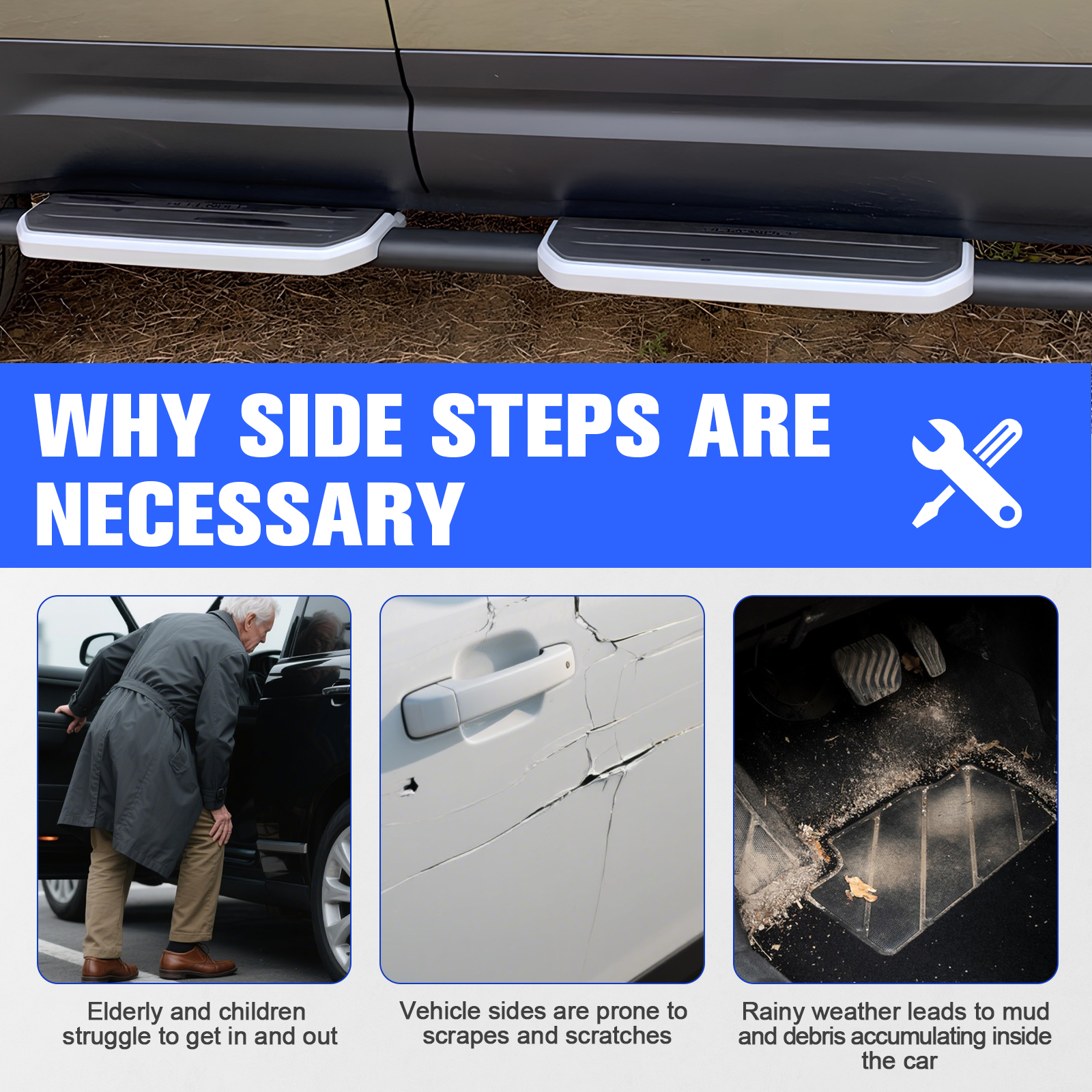 Car Side Step Board High Load- - Car Accessories Inside recensie en prijs