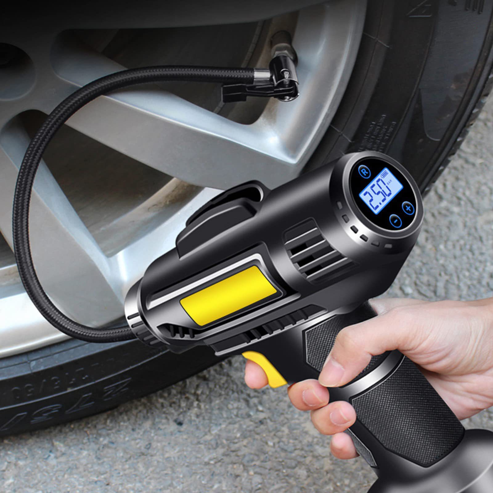 Car tire inflator pump wireles - Car Portable Tire Inflator recensie en prijs