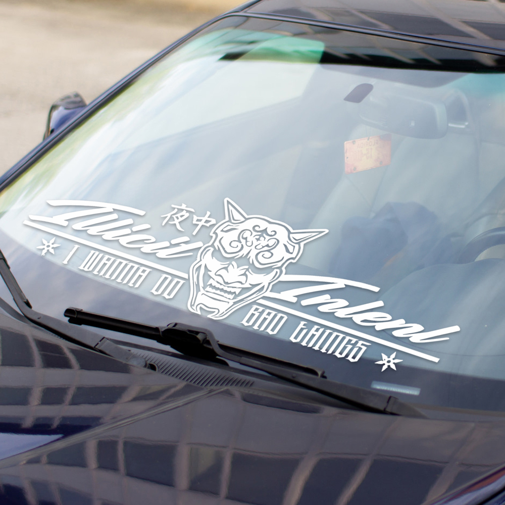 Illicit Intent I Wanna Do Bad  - Car Accessories Banner recensie en prijs