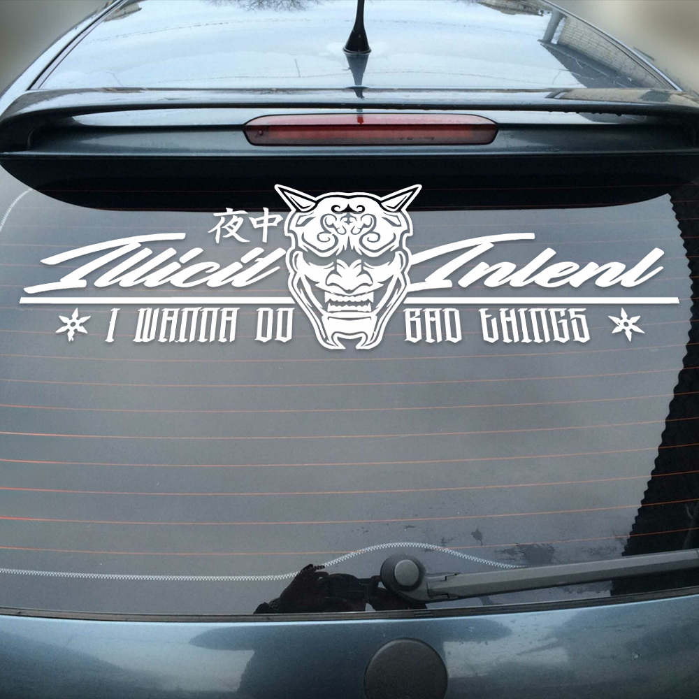 Illicit Intent I Wanna Do Bad  - Car Accessories Banner recensie en prijs