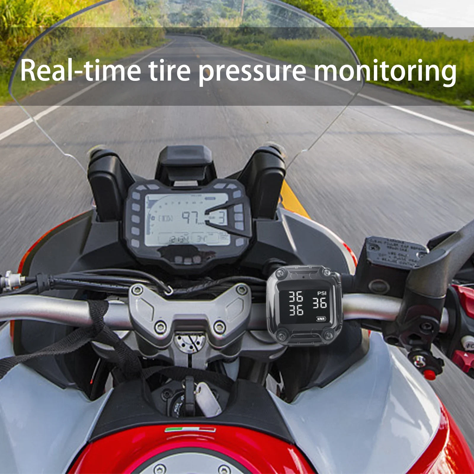 Motorcycle wireless tire press - Tire Pressure Monitor recensie en prijs