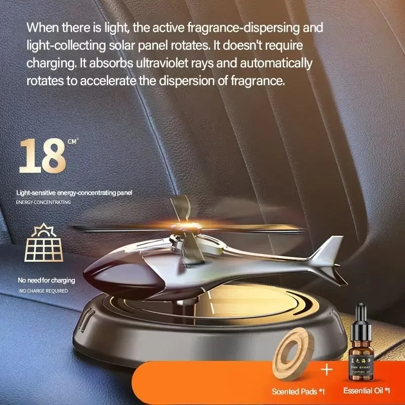 Solar Powered Helicopter Car A - Car Accessories Inside recensie en prijs