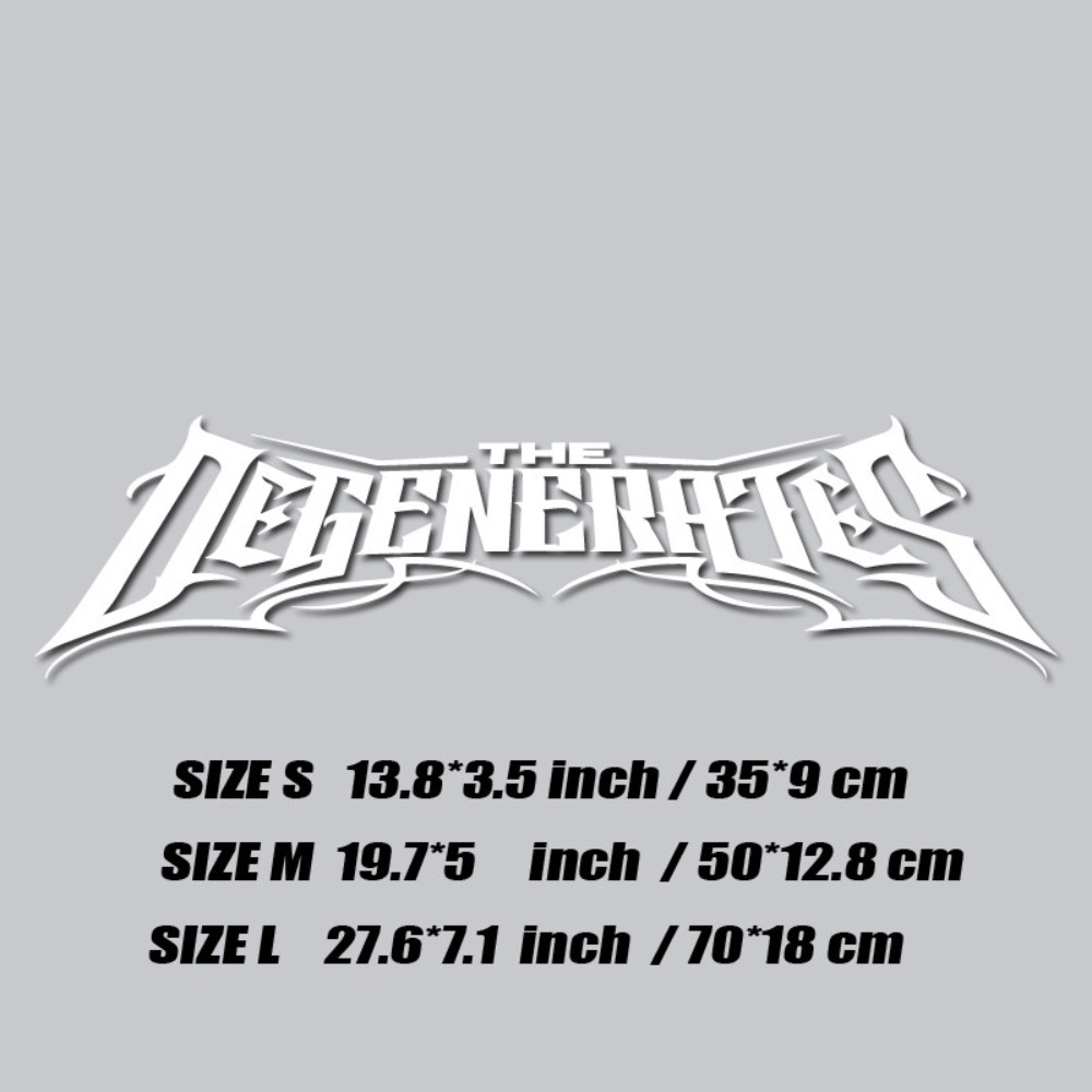 1pc THE DEGENERATES JDM Sport  - Car Accessories Banner recensie en prijs