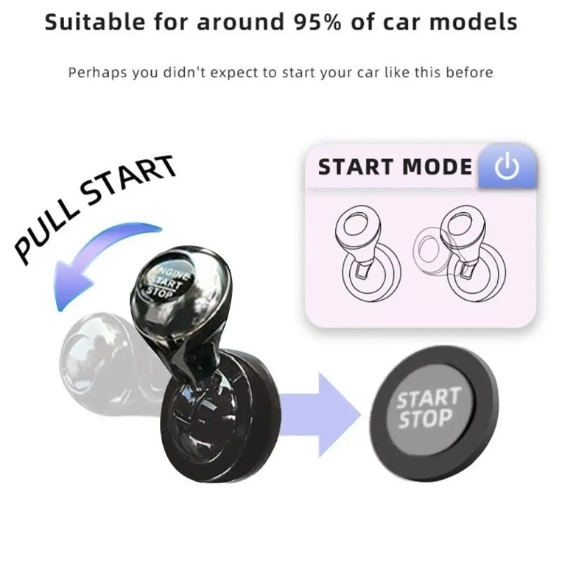 Car One-Touch Start Button wit - Car Accessories Inside recensie en prijs