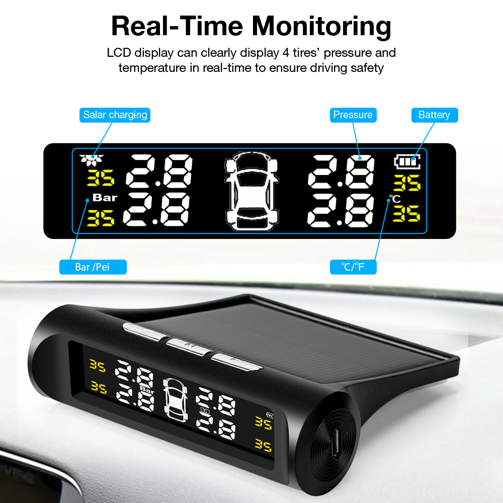 Car TPMS Tire Pressure Monitor - Tire Pressure Monitor recensie en prijs