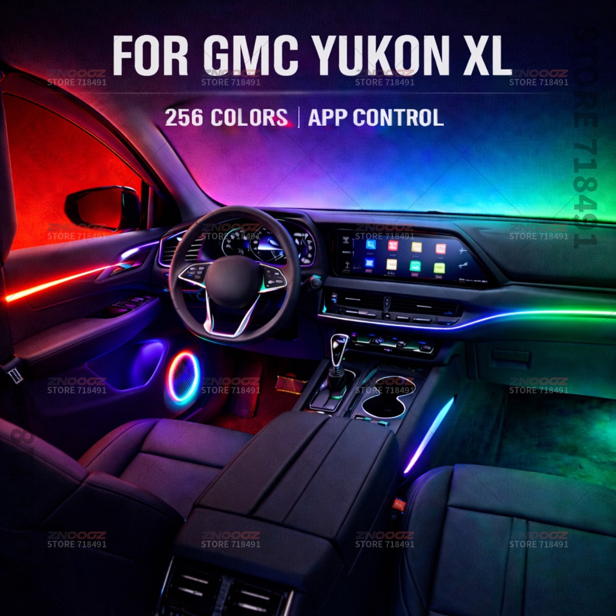 22in1 RGB Car Interior Acrylic - Car Accessories Xl recensie en prijs
