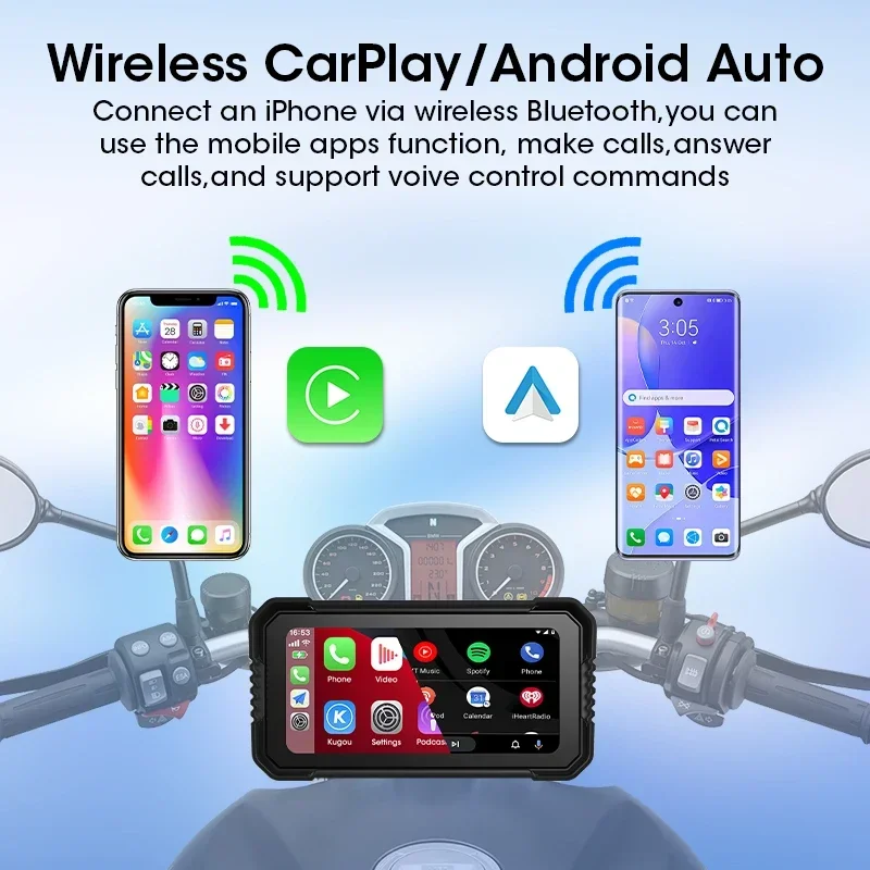 6.25 inch Motorcycle Carplay S - Tire Pressure Monitor recensie en prijs