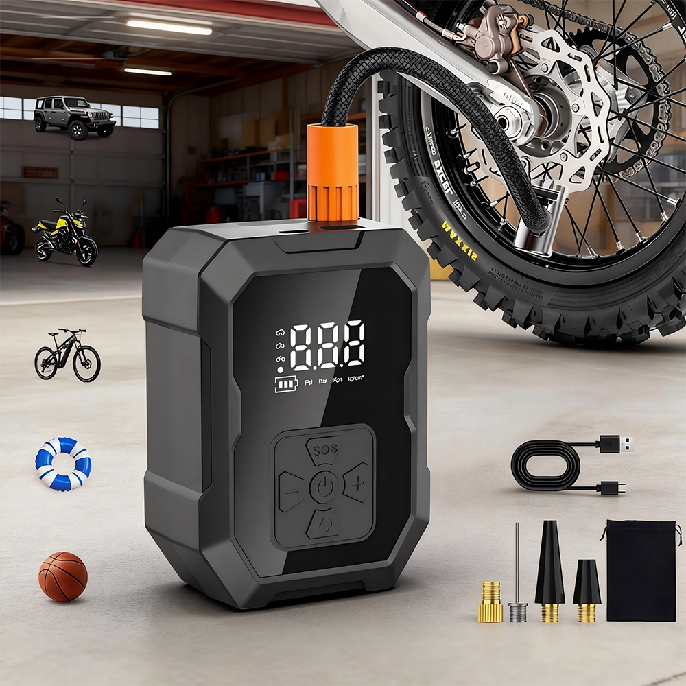 YIJU Mini Air Pump Tire Inflat - Car Portable Tire Inflator recensie en prijs